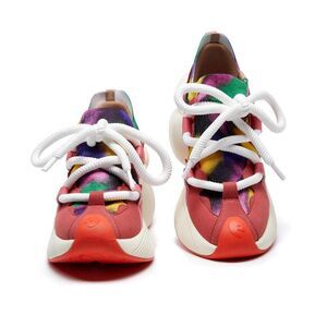UIN Women's Walking Shoes Casual Travel Fashion Sneakers(COLORFUL RHYME)
